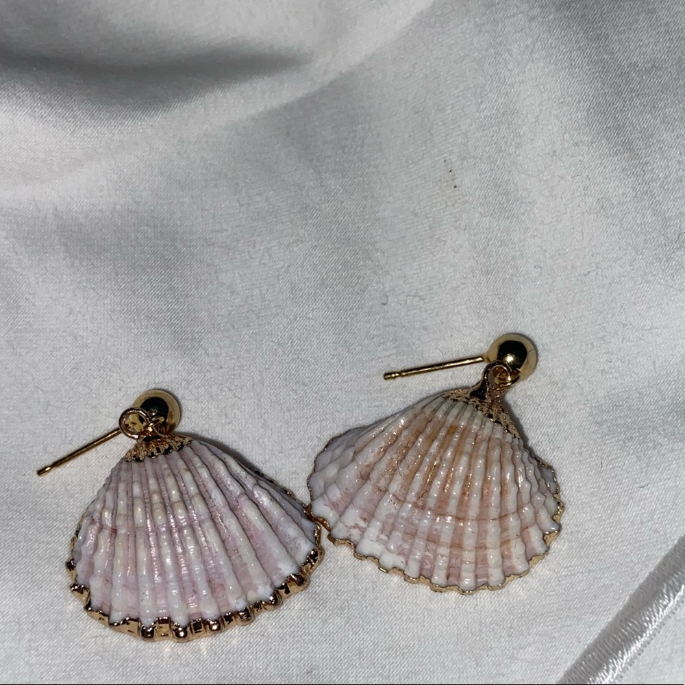 Never worn Shell earrings 🌸🐚